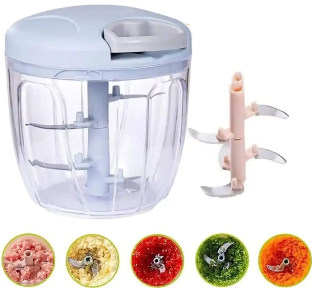 Manual Food Chopper with 5 Blades