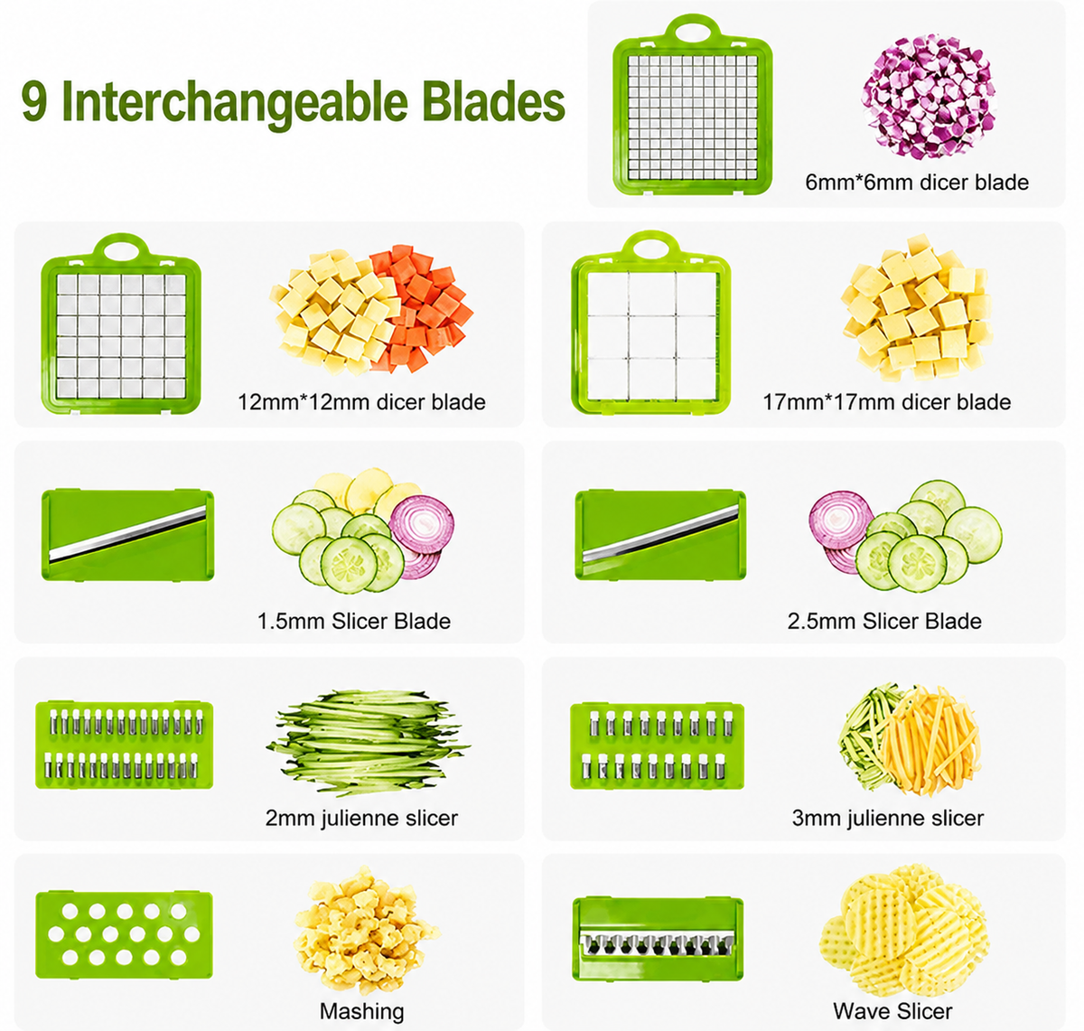 16 in 1 Vegetable Chopper/Cutter/Dicer