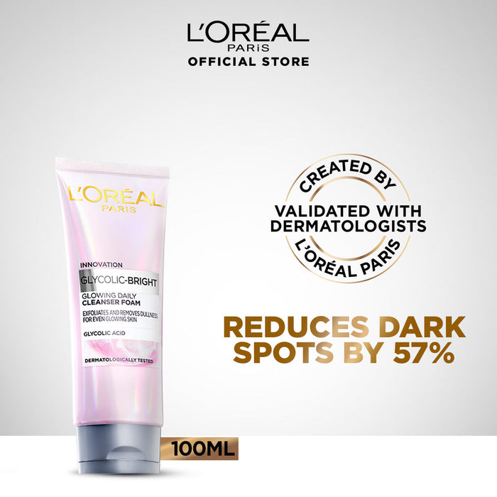 L'Oreal Paris Glycolic Bright Glowing Daily Face Wash 100ml