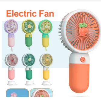 Portable Mini Handheld Fan – USB Rechargeable Personal Cooling Fan with 3 Speed Modes