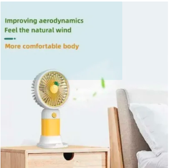 Portable Mini Handheld Fan – USB Rechargeable Personal Cooling Fan with 3 Speed Modes