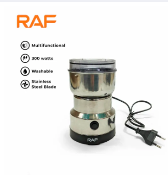 RAF 300W Electric Coffee & Spice Grinder | Stainless Steel Blade | Multifunctional Kitchen Grinder
