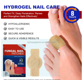 21 PCS Hydrogel Fungal Nail Care Patches – Easy-Apply Nail Care Treatment Patches, Convenient Foot & Toenail Care